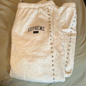 Supreme studded sweatpants